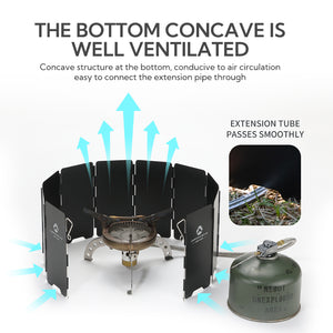 Campingmoon Wind Deflector – 10Pcs