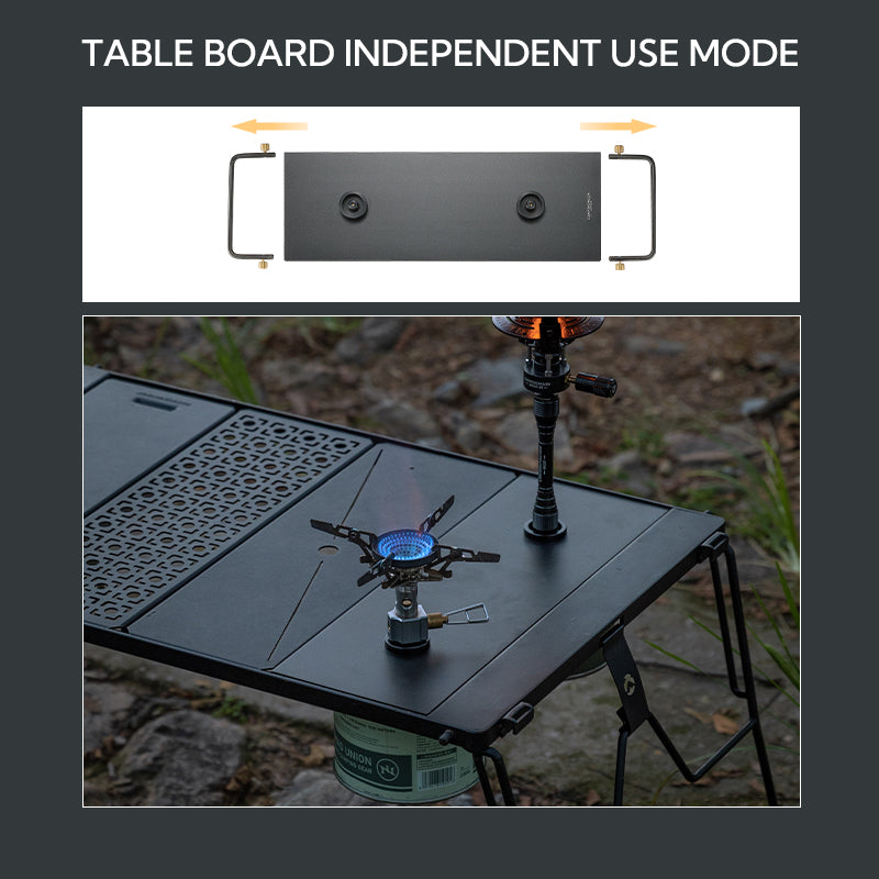 Camping Moon BKZ06-L Half-Unit Extendable Stove Stand / Table (IGT Compatible, Burner Not Included) (2026)