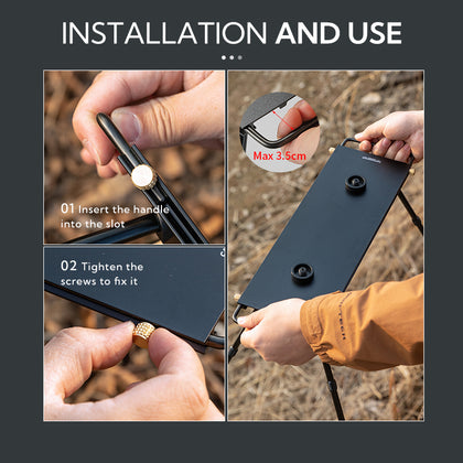 Campingmoon Half-Unit Extendable Gas Stove (IGT Compatible) BKZ06-L