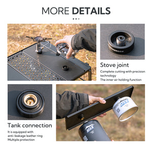 Campingmoon IGT Half-Unit Gas Stove BKZ06