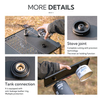 Campingmoon IGT Half-Unit Gas Stove BKZ06