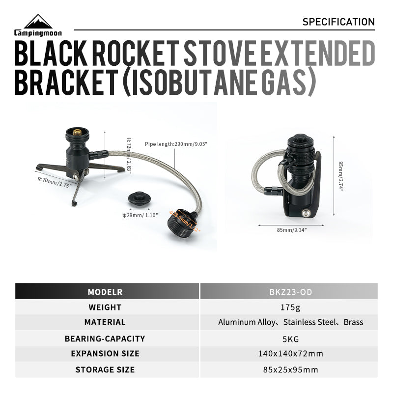 Camping Moon Iso-Butane extend Adapter BKZ23-OD (2026)