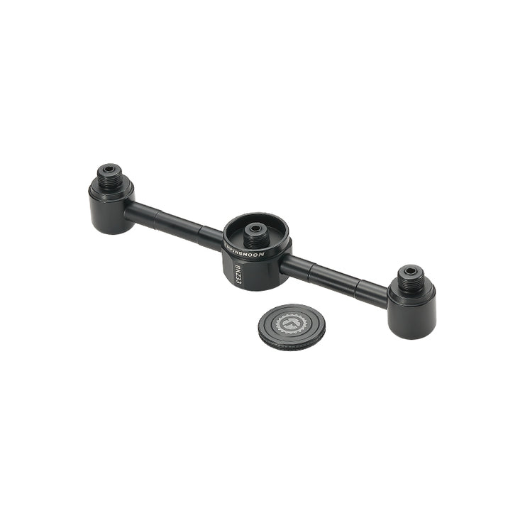 Campingmoon Gas Splitter 1‑to‑3 split adapter with three threaded outlets and central inlet