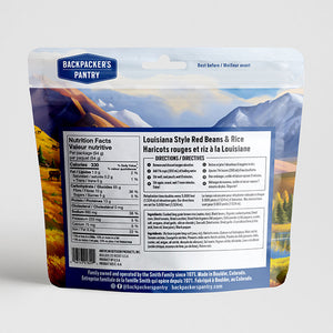 Backpacker's Pantry Louisiana Red Beans & Rice Freeze-Dried Meal - Single Serving