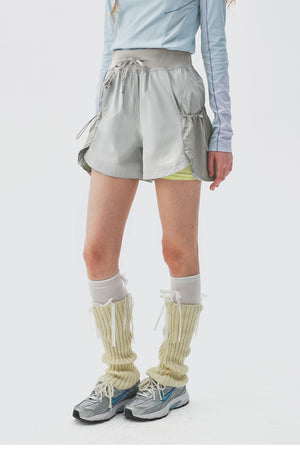 Monterest Outdoor Breathable High-Waisted Sport Shorts