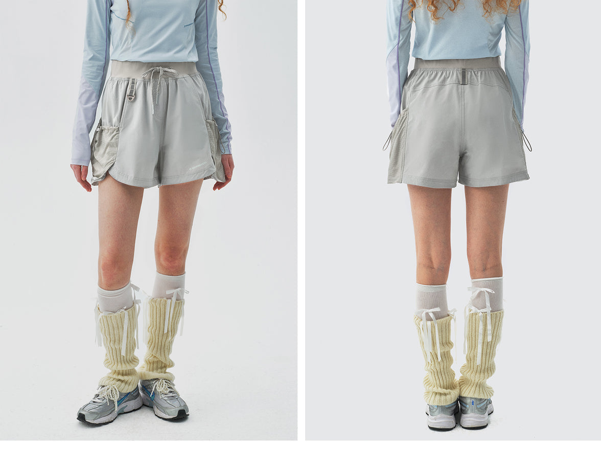 Monterest Outdoor Breathable High-Waisted Sport Shorts