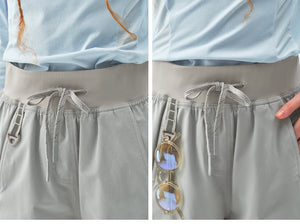 Monterest Outdoor Breathable High-Waisted Sport Shorts