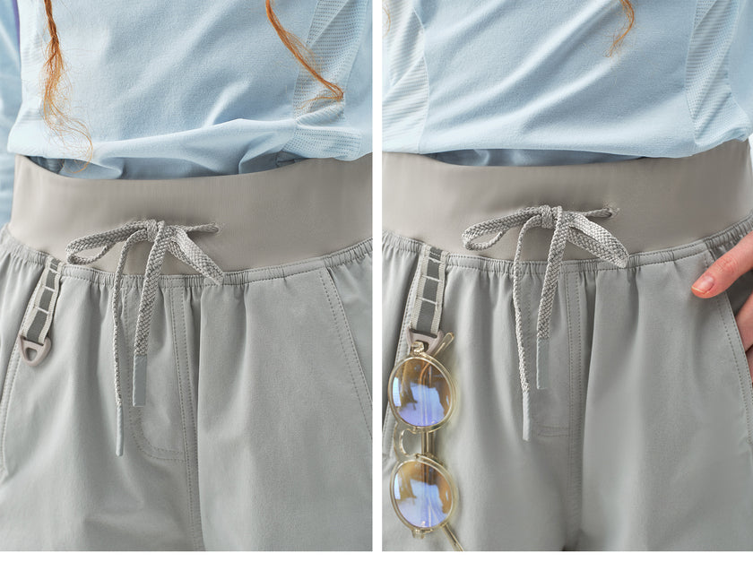 Monterest Outdoor Breathable High-Waisted Sport Shorts