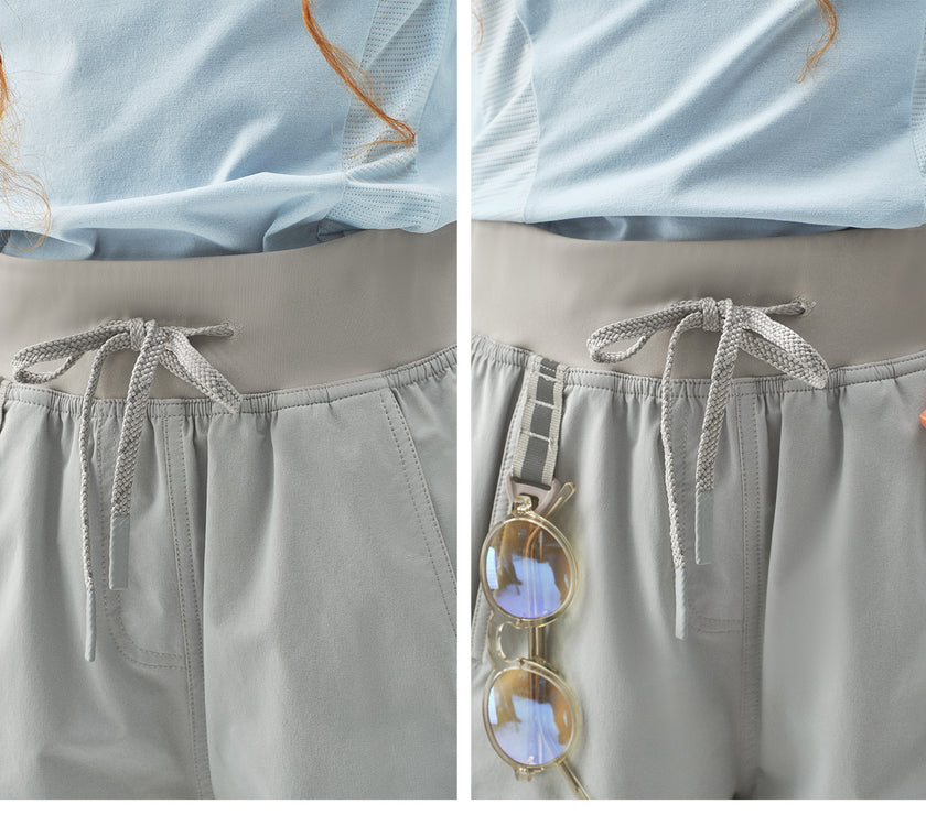 Monterest Outdoor Breathable High-Waisted Sport Shorts