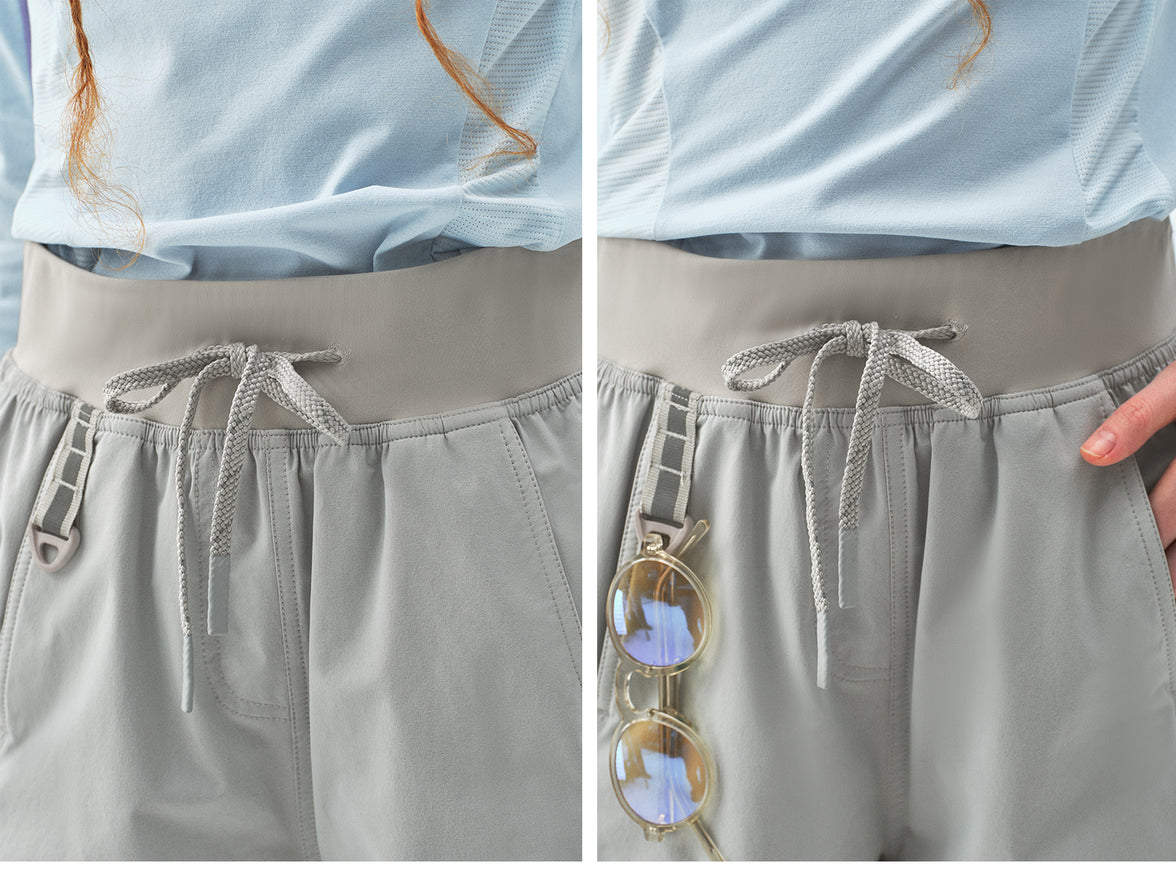 Monterest Outdoor Breathable High-Waisted Sport Shorts