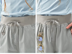 Monterest Outdoor Breathable High-Waisted Sport Shorts