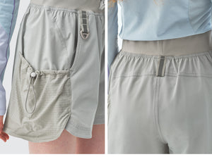 Monterest Outdoor Breathable High-Waisted Sport Shorts