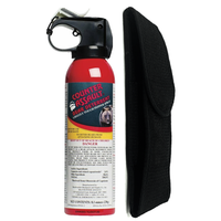 Counter Assault Bear Spray 230g with black nylon belt holster