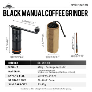 Campingmoon Medium Coffee Grinder