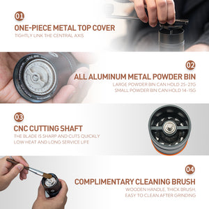 Campingmoon Medium Coffee Grinder