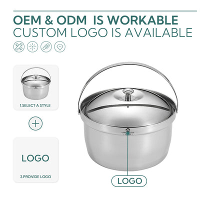 Campingmoon Cooking Pot 3.0L CC-21