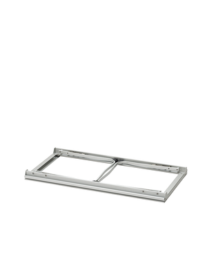 Snow Peak Entry IGT Table CK-080R folded flat for storage, legs collapsed inside the aluminum frame