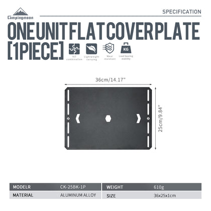 Campingmoon IGT One-Unit Flat Cover Plate CK-25BK-1P