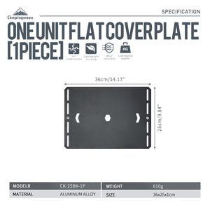 Campingmoon IGT One-Unit Flat Cover Plate CK-25BK-1P