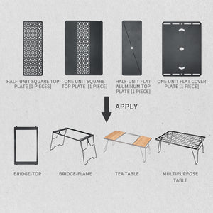 Campingmoon IGT One-Unit Flat Cover Plate CK-25BK-1P