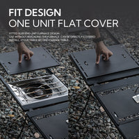 Campingmoon IGT One-Unit Flat Cover Plate CK-25BK-1P