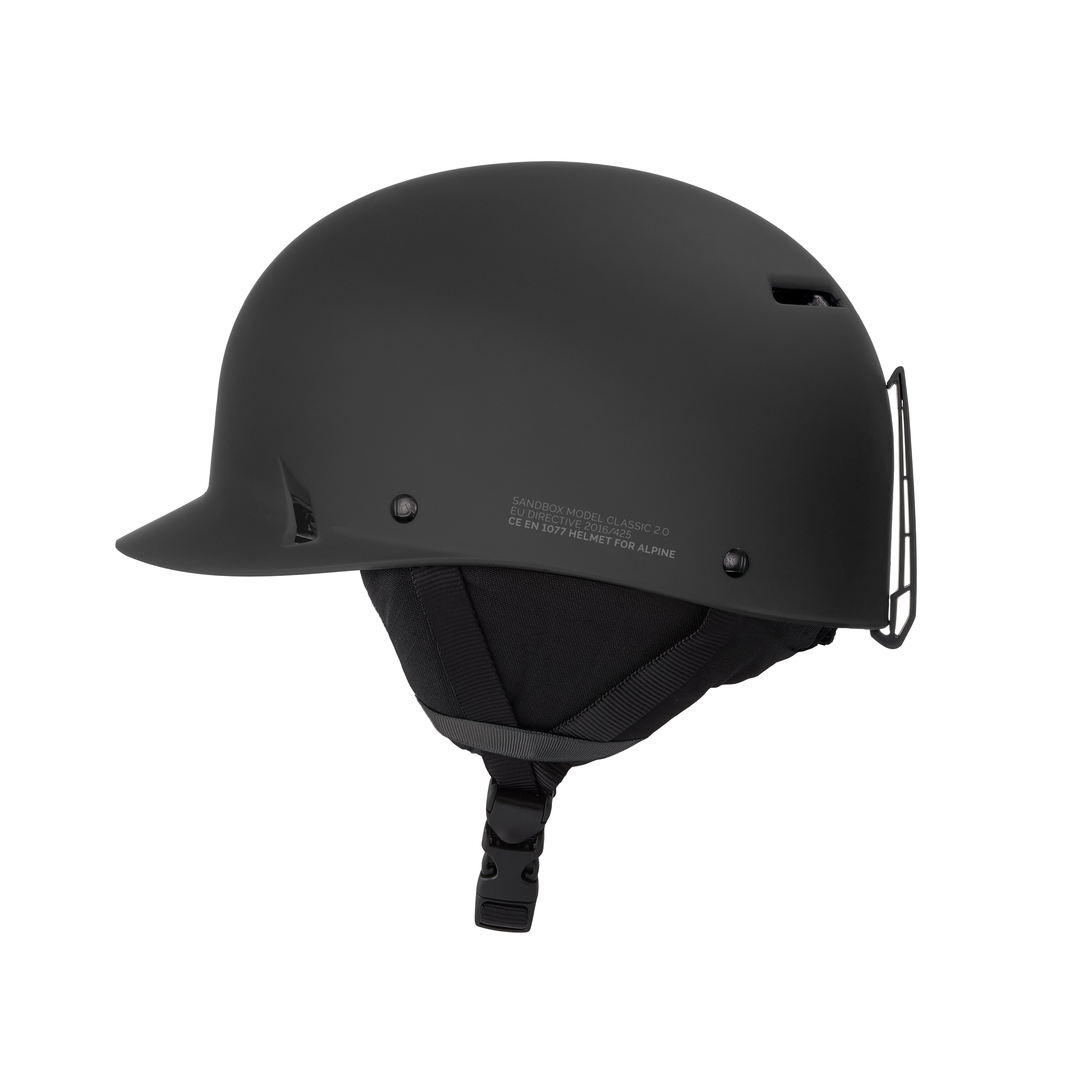 Sandbox Classic 2.0 Snow MIPS Helmet (Asia Fit) — Black, left side