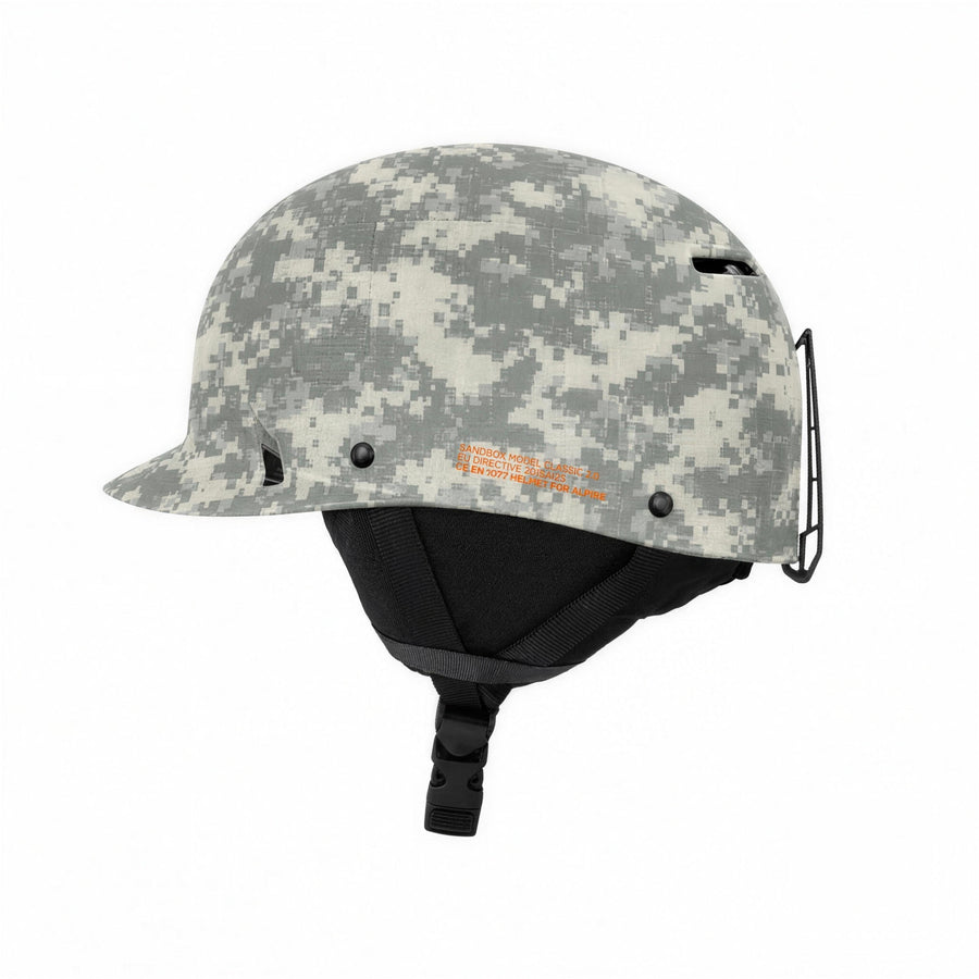 Sandbox Classic 2.0 Snow MIPS Helmet — Digi Camo, left side