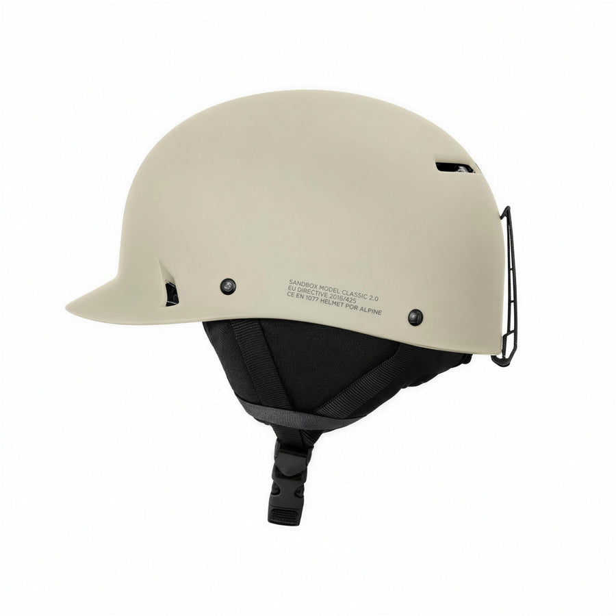 Sandbox Classic 2.0 Snow MIPS Helmet — Fiber, left side