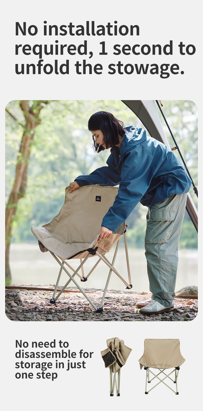 Naturehike Stellaluna T01 Gathering Moon Chair