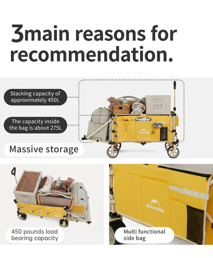 Naturehike Light Folding gathering camping Wagon