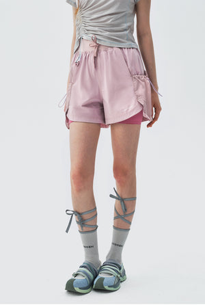 Monterest Outdoor Breathable High-Waisted Sport Shorts