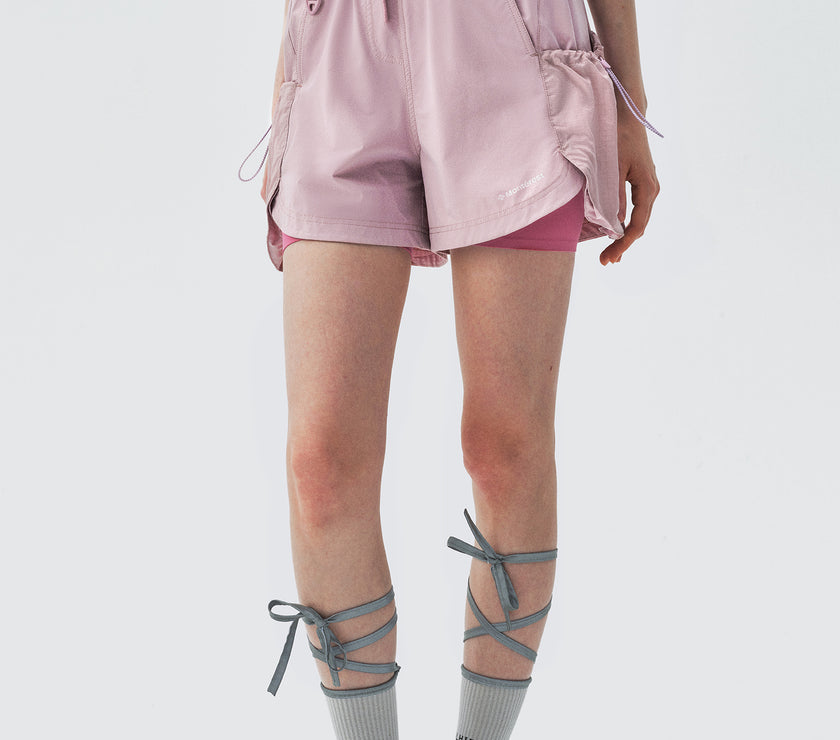 Monterest Outdoor Breathable High-Waisted Sport Shorts