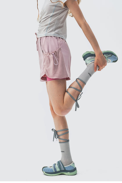 Monterest Outdoor Breathable High-Waisted Sport Shorts