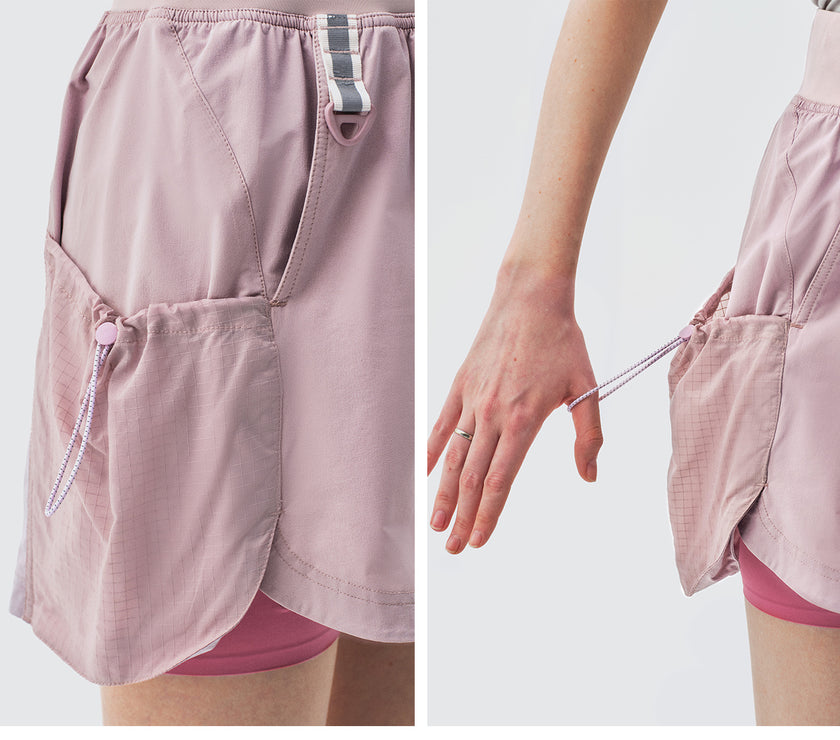 Monterest Outdoor Breathable High-Waisted Sport Shorts