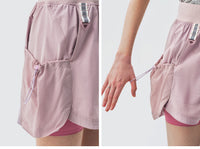 Monterest Outdoor Breathable High-Waisted Sport Shorts