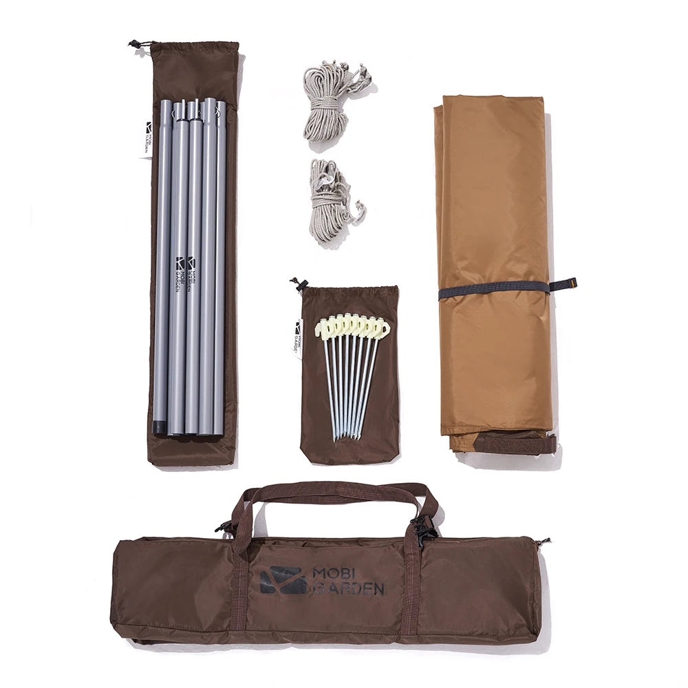 Mobi Garden Large Firmament Oxford Cloth With Silver Coated Tarp 520