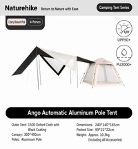 Naturehike Ango 4 Automatic Tent  (With Canopy)
