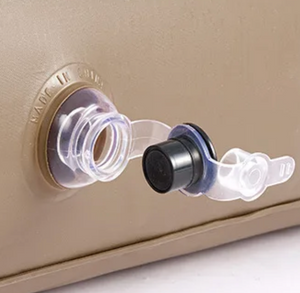 Matelas gonflable surélevé en PVC à pompe intégrée Naturehike (taille double)