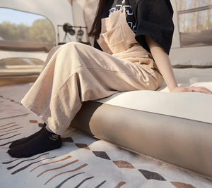 Matelas gonflable surélevé en PVC à pompe intégrée Naturehike (taille double)