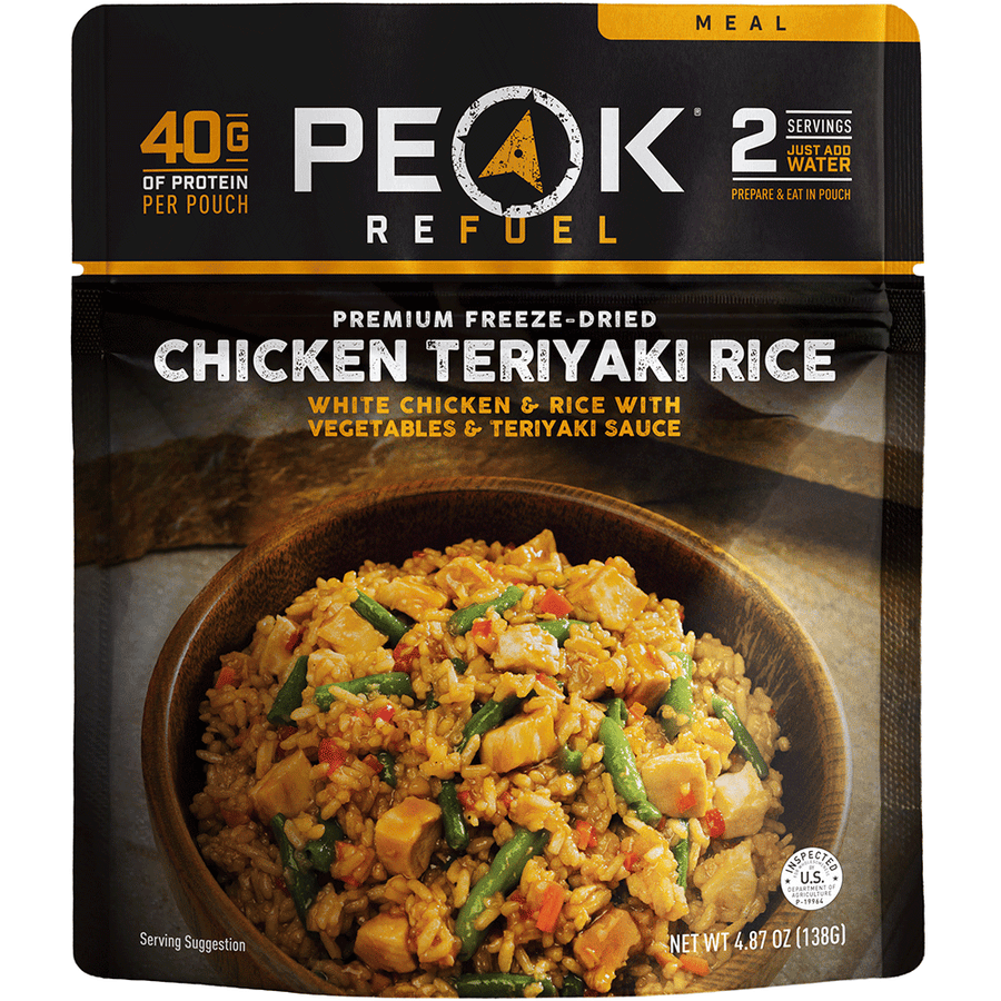 Peak Refuel Chicken Teriyaki Rice Freeze-Dried Meal - 2 Servings