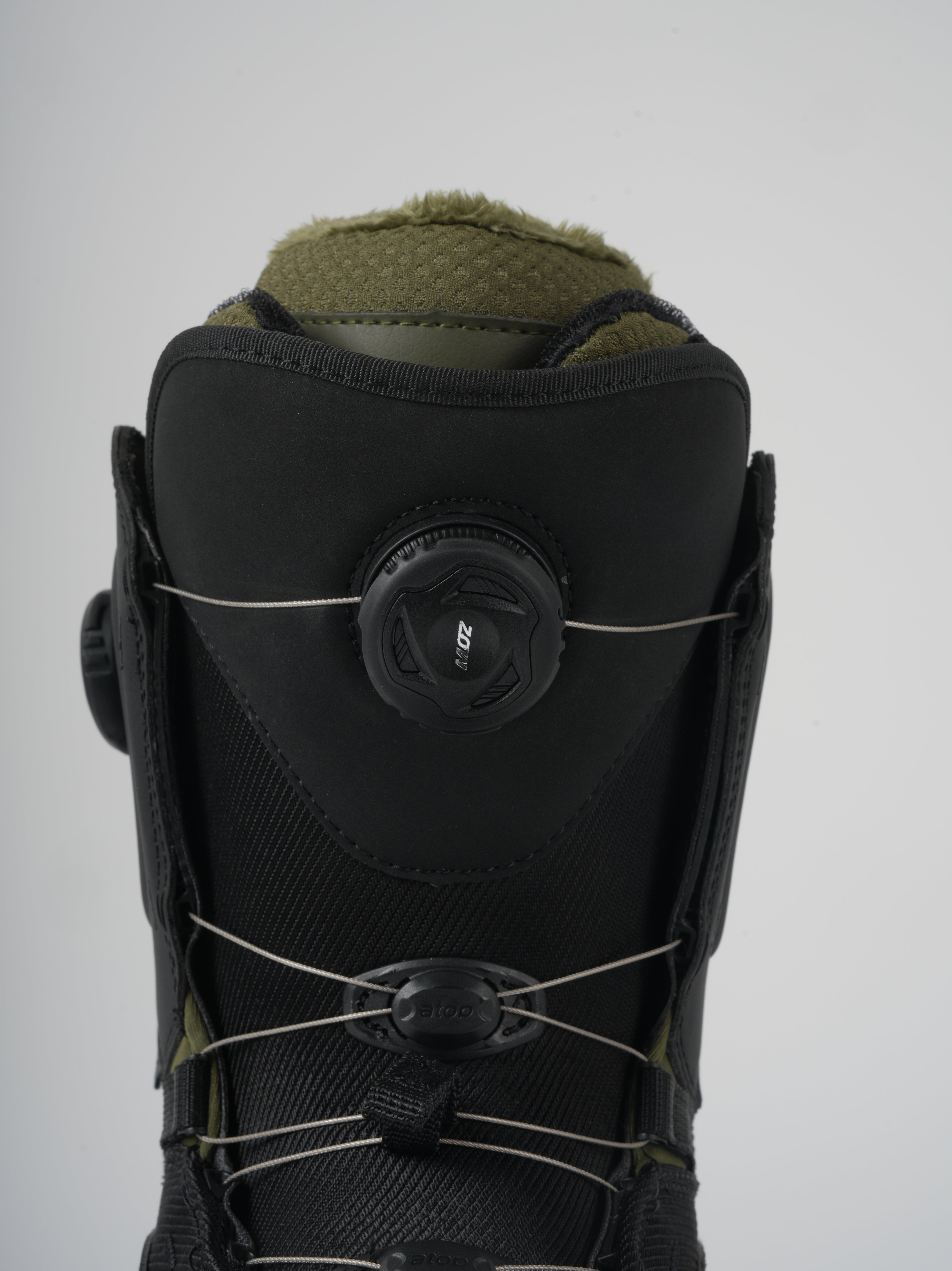 VAMEI  PRO Obsidian Green Dual Knob Snowboard Boots - Men's