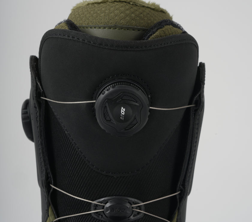 VAMEI  PRO Obsidian Green Dual Knob Snowboard Boots - Men's