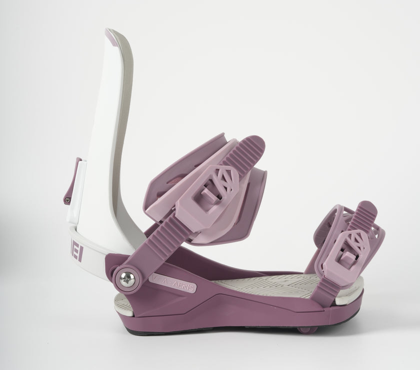 VAMEI White and Pink Snowboard Bindings