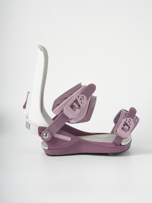 VAMEI White and Pink Snowboard Bindings