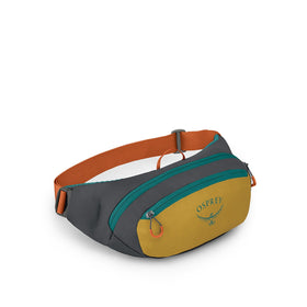 Osprey Daylite Waist pack in Tumbleweed Yellow/Tunnel Vision, white-background side view