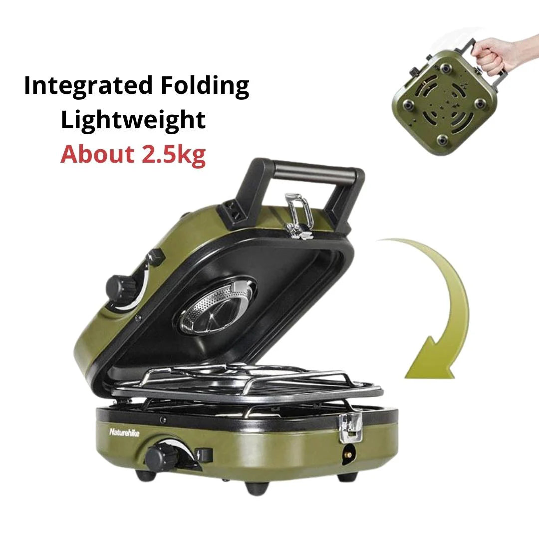 Naturehike Double Burner Folding Gas Stove