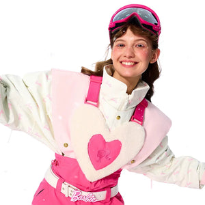 BCG Barbie Limited Edition Pink Heart Ski Bibs