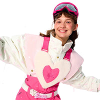 BCG Barbie Limited Edition Pink Heart Ski Bibs