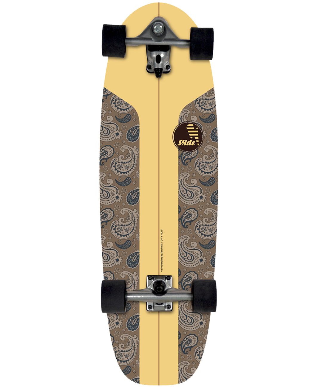 Slide Evo 34'' Surf Skateboard- Bandana