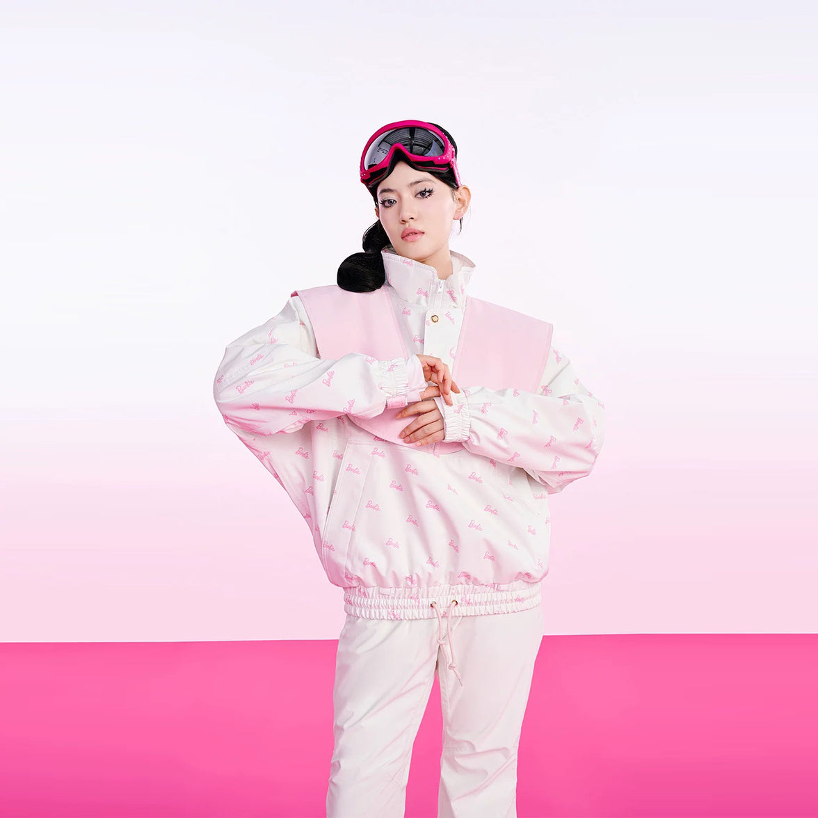 BCG Barbie Limited Edition Pink Heart Ski Jacket